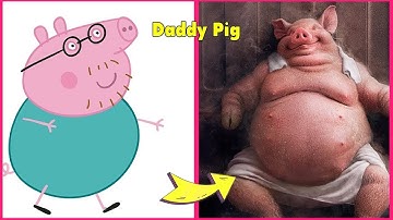 Peppa Pig Characters as Real life Pig 🐷 + 🔊 Guess Peppa Pig Characters by Their Voice | Peppa Quiz