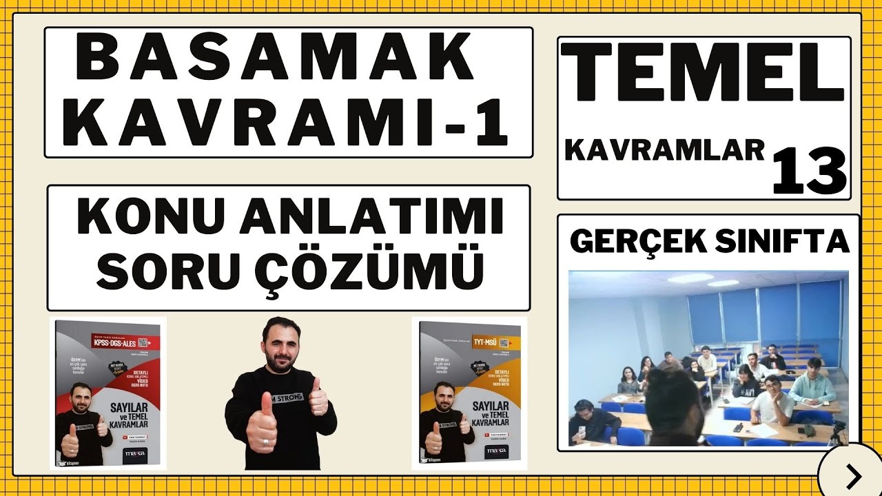 Sayı Basamakları Konu Anlatımı DERS-1 | BANKO SORU VAR  |Temel Kavramlar 13 Yektuğ mat