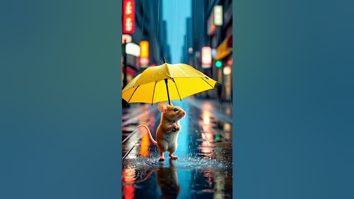 “Help the Animals  A Tiny Umbrella of Kindness 🐭☔”