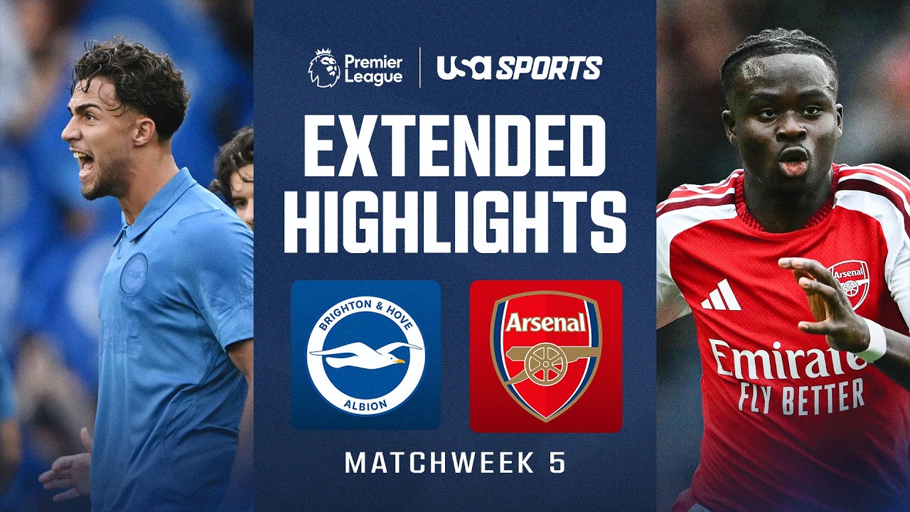 Brighton & Hove Albion F.C. v. Arsenal F.C. | PREMIER LEAGUE HIGHLIGHTS | 9/19/2026 | USA SPORTS