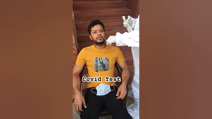 COVID Test on a Film Set