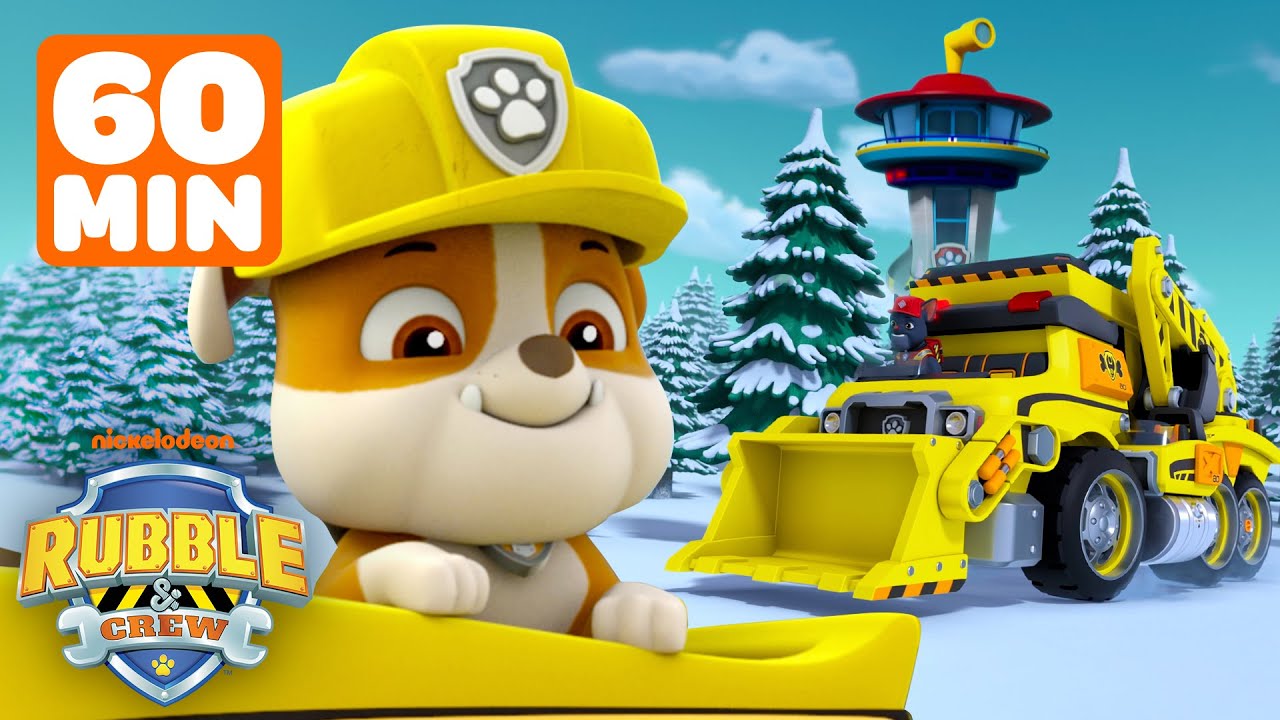 Rubbles Rig Rubble's Construction Truck Transformations! w/ PAW Patrol | 1 Hour ...