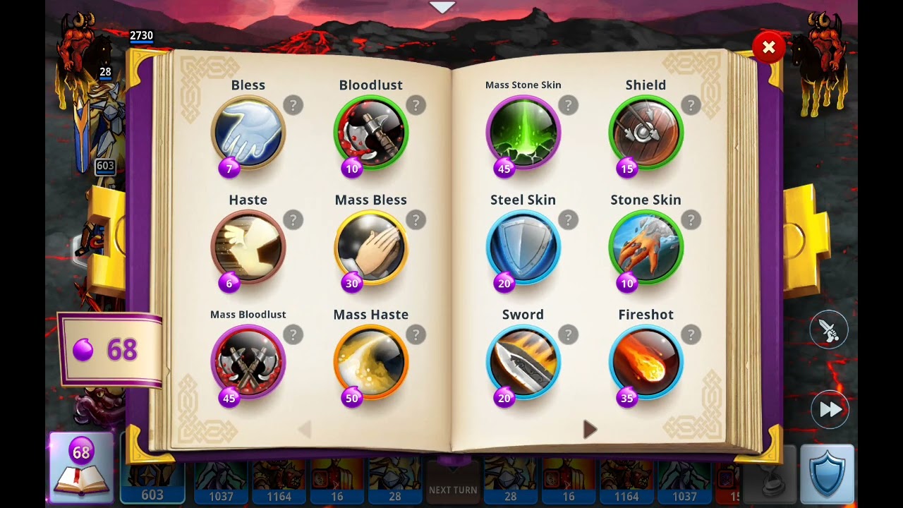 Magic war kingdom, inferno event, battle with 4260 sucubus