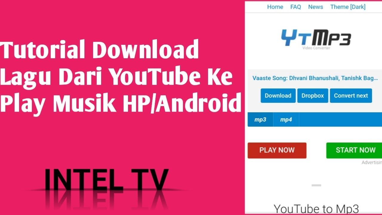 Cara Download Musik, Dari youtube ke play musik hp/Android Langsung