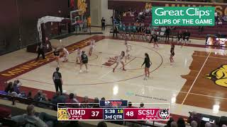 1.11.25 HIGHLIGHTS: St. Cloud State, 79. UMD Women's Basketball, 66