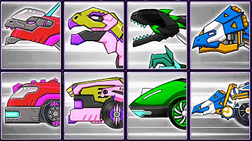 Dino Robot Corps Recolor #4: Transformer Racers | Eftsei Gaming
