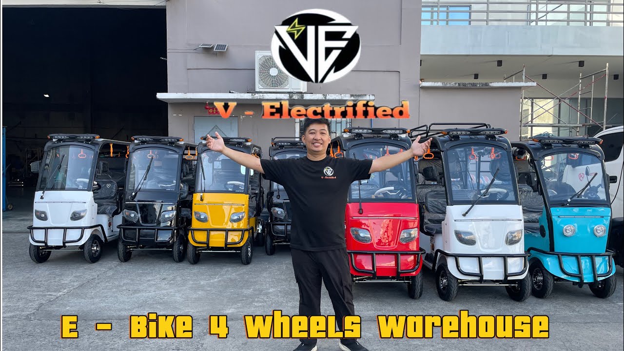 Warehouse ng Ebike 4 Wheels na ka Solar #ebikes #electricbike #velectrified