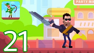 Bowmasters Gameplay Walkthrough Part - 21 T-666 Ios,Android