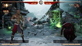 Mortal Kombat 1 geras 52%combo no Fatal mid screen