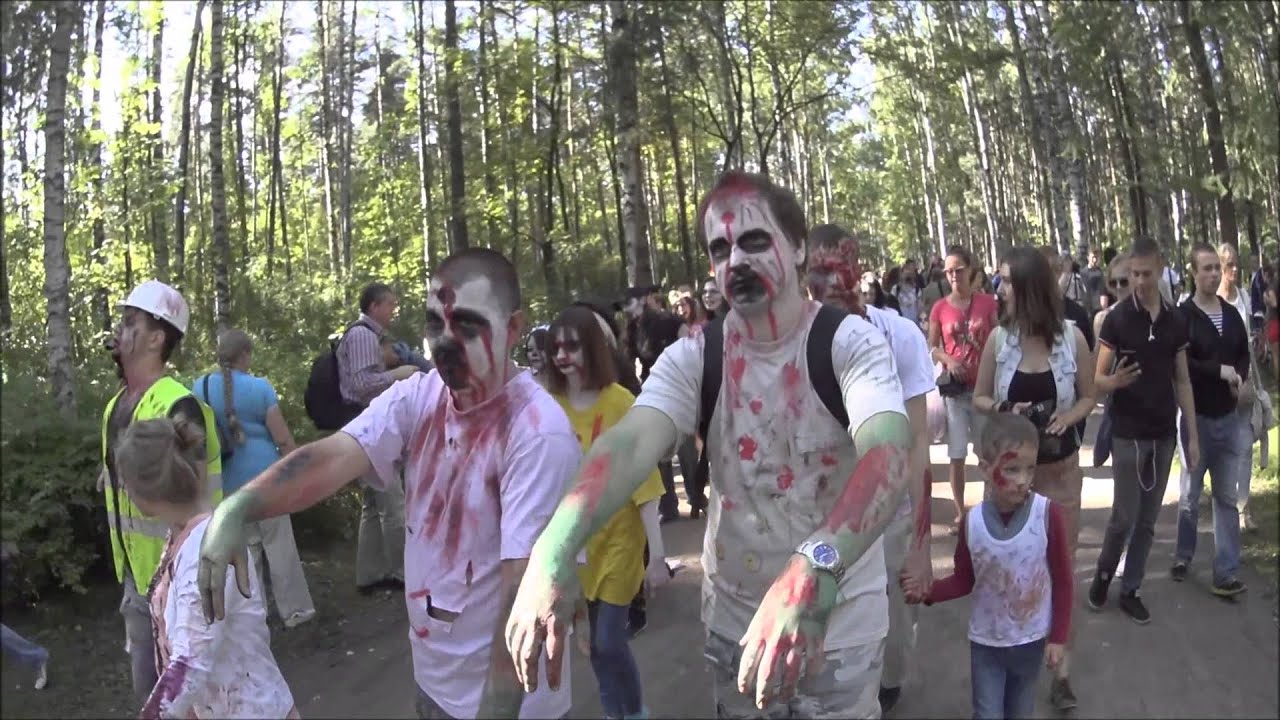 Зомби-Моб 7 (Санкт-Петербург) 2015 год. - YouTube