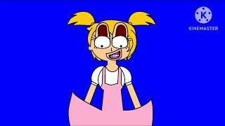 Baby Hazel Hazel Mcevil Pink Dress Eyelids And Mouth Flapping In The Wind This Is For -Z3P