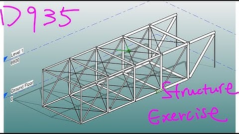 Revit Exercise (Day 935) - Structure Exercise