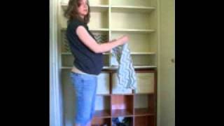 Temporary Fabric Wallpaper Tutorial