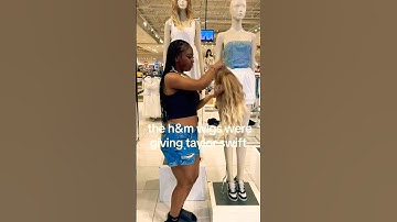 The H&M wigs were giving Taylor Swift 😭 #shorts #taylorswift #celebrity