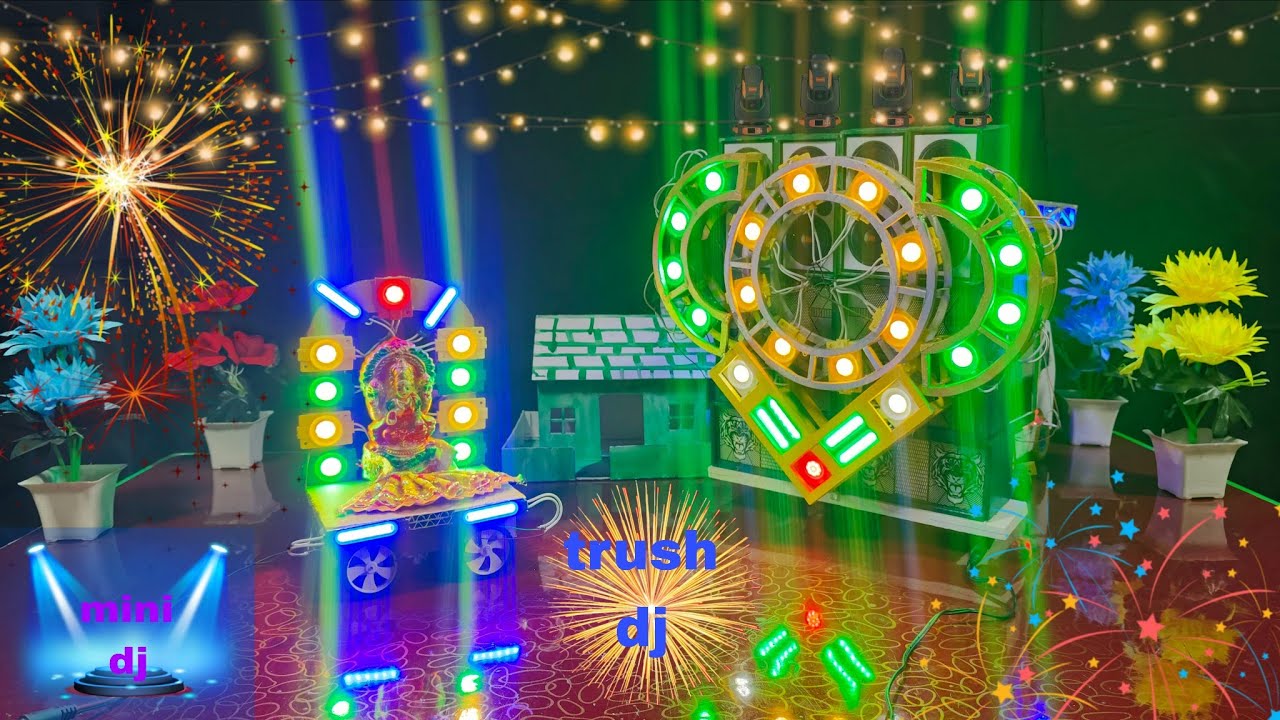 Dj trush full loading | mini dj lakshmi visarjan | mini dj truck | dj trush loading | 