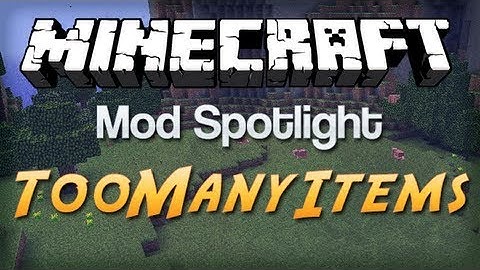 Minecraft Mod Spotlight - TooManyItems w/Enchanting, Favorites & New Features [1.4.2]