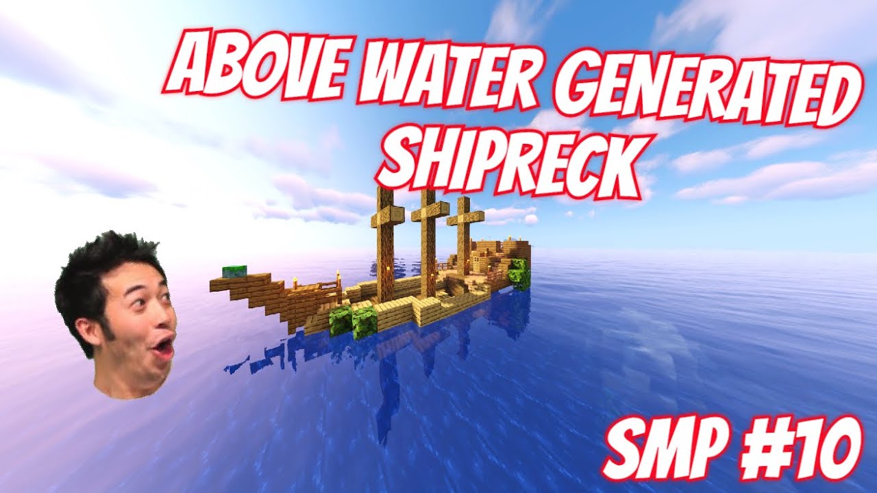 SHIPWRECK HOUSE BUILD! | MinecraftSMP 1.15.2 #10