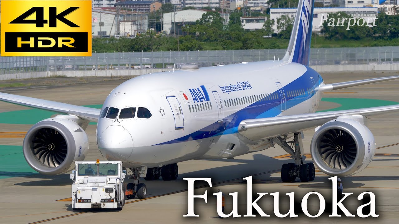 [4K] [飛行機 動画] Plane Spotting at Fukuoka Airport in Japan /福岡空港 2023/9/9