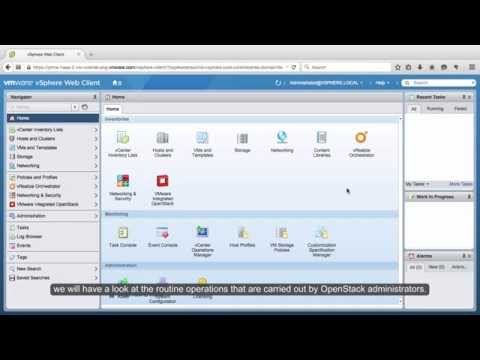 VMware Integrated OpenStack – Maintenance and Administration