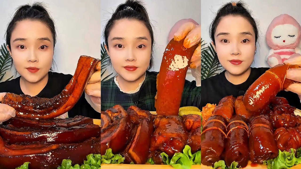【ASMR】【MUKBANG】東坡肉 DELICIOUS PORK BELLY | EATING SHOW | CHINESE MUKBANG | 食べ | 吃播 LOVE EAT