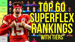 Top 60 SuperFlex Fantasy Football Rankings & Tiers - 2023 Fantasy Football