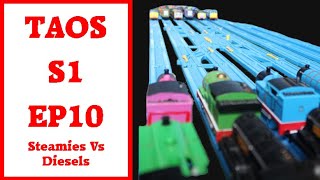 The Adventures On Sodor S1 Ep 10:  Steamies Vs Diesels