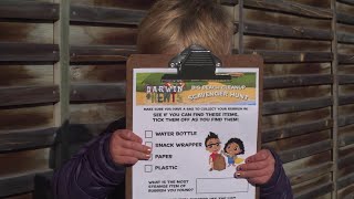 Kid Experiments: Beach Clean-up Scavenger Hunt | English | Darwin and Newts