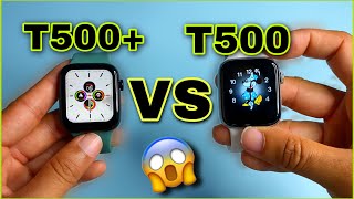 SMARTWATCH T500 PLUS VS T500 /COMPARACION EN ESPAÑOL)