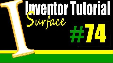 74 AutoDesk Inventor Surface Tutorial: Revolve Surface