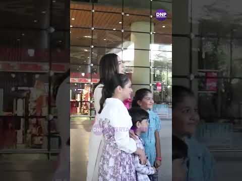 Sara Ali Khan flaunts her traditional look as she is spotted with her mother on her birthday