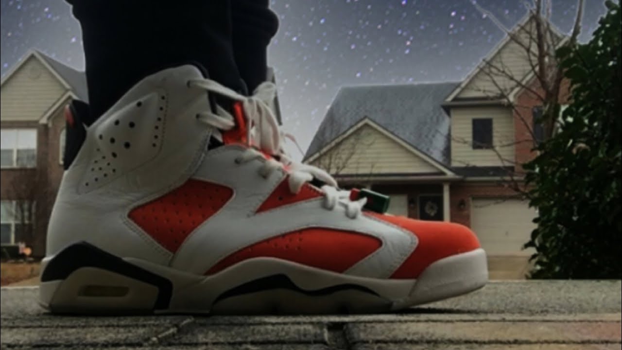jordan 6 gatorade on feet