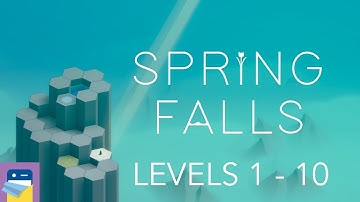 Spring Falls: Levels 1 - 10 Walkthrough Guide & iOS / Steam Gameplay (by Sparse Game Development)