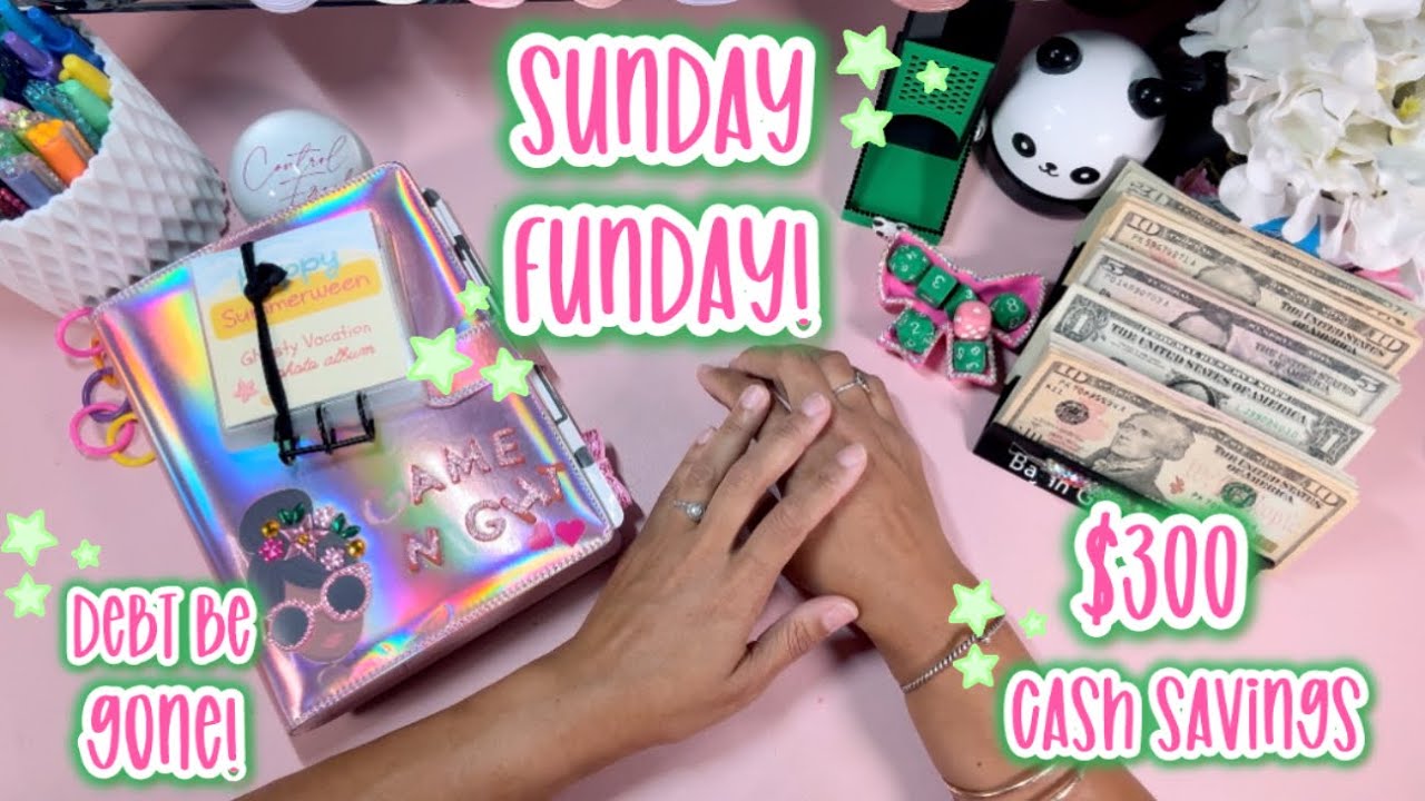 🌺🎉 A Soothing September Sunday Funday🎉🌺 $300 Cash Stuffing w/ 2 HUGE Challenges Done #moneytips  