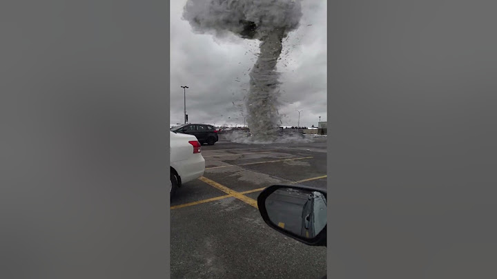 Small Tornado on a Parking Lot