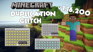 MINECRAFT 1.16.200 DUPLICATION GLITCH - *EASY* - (WORKS DECEMBER 31) - (PS4,XBOX,PC,ETC)