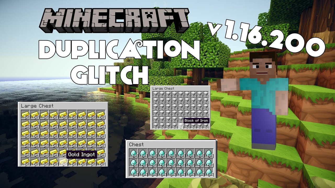 MINECRAFT 1.16.200 DUPLICATION GLITCH - *EASY* - (WORKS DECEMBER 31) - (PS4,XBOX,PC,ETC)