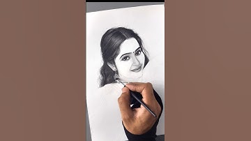 Pencil Portrait Drawing Process ✨️