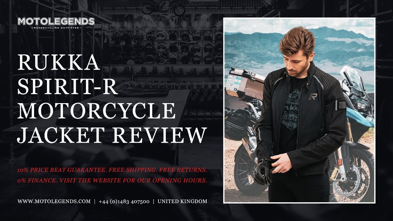Rukka Spirit-R motorcycle jacket review - YouTube