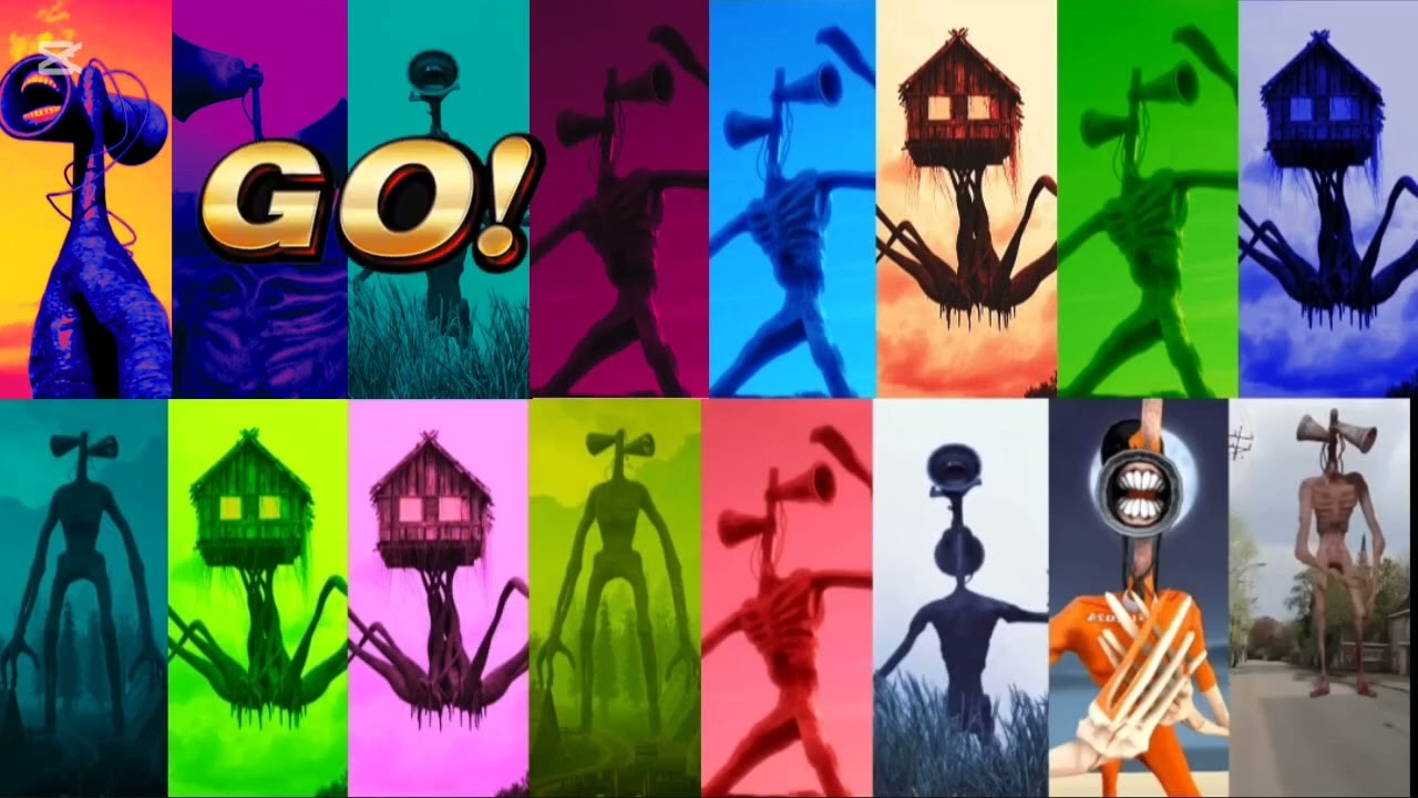 SIREN HEAD: Mega battle and     #sirenhead  #megabattle  #horrorvideo  #foundfootage