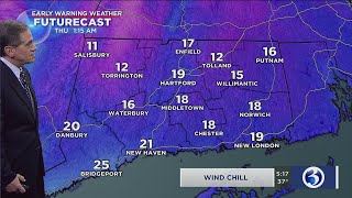 FORECAST: A cold end to the work week followed by a weekend warm up