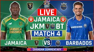 CPL 2026 Live: Jamaica Kingsmen vs Barbados Tridents Live Score | JKM vs BT Live Audio Commentary