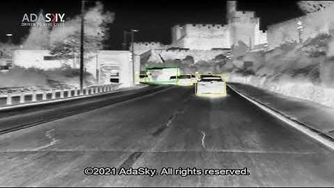 ADASKY - Jerusalem After Dark - ADASKY Automotive Camera 30° FOV