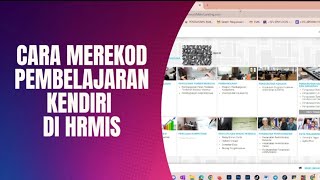 CARA KEMASKINI PEMBELAJARAN KENDIRI DI HRMIS