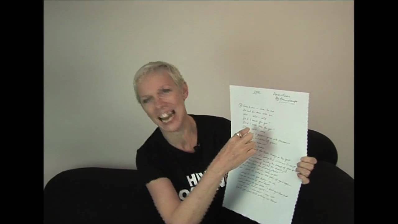 SING eBay Auction Lot- Handwritten Lyrics to Cold