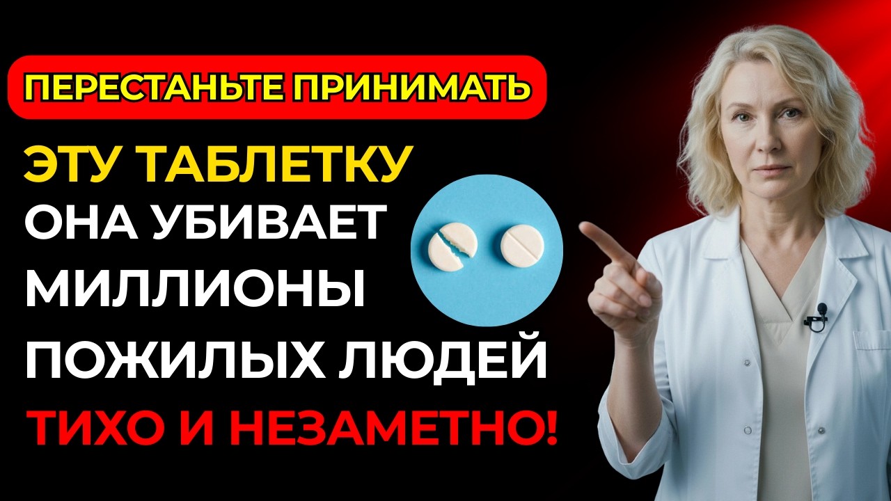 Кардиолог предупреждает: эти 3 таблетки повышают риск ИНФАРКТА после 70 лет!