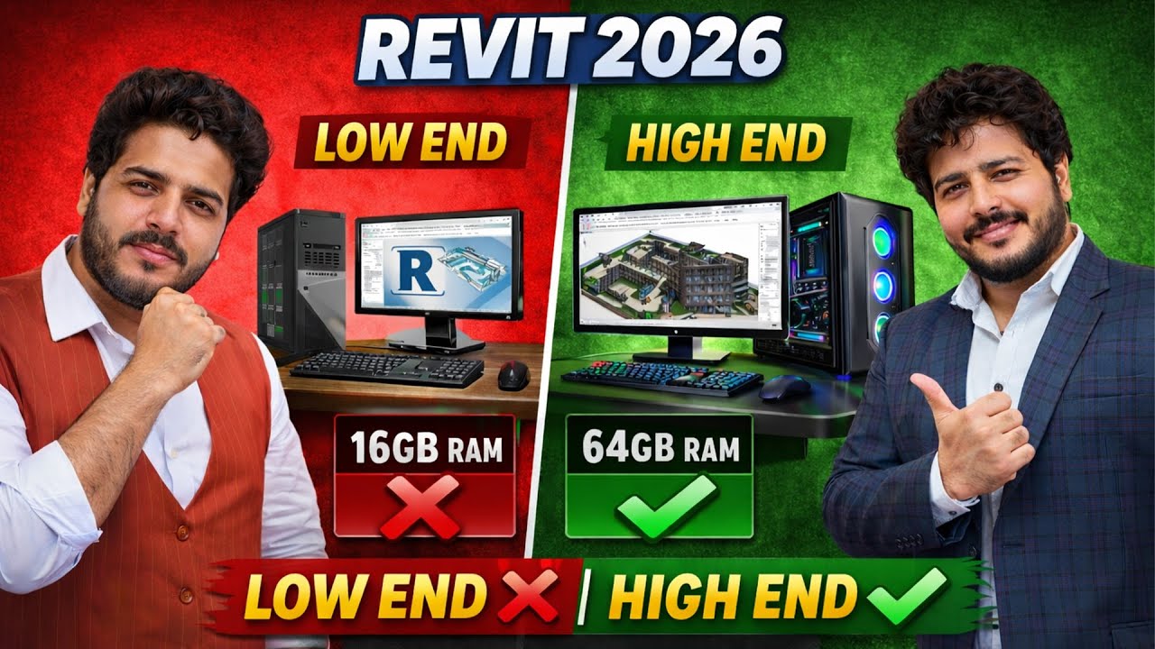 Revit Architecture 2026 System Requirements || Laptop vs Desktop