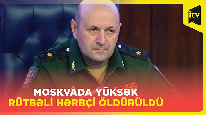 Moskvada partlayış: general-leytenant həlak olub