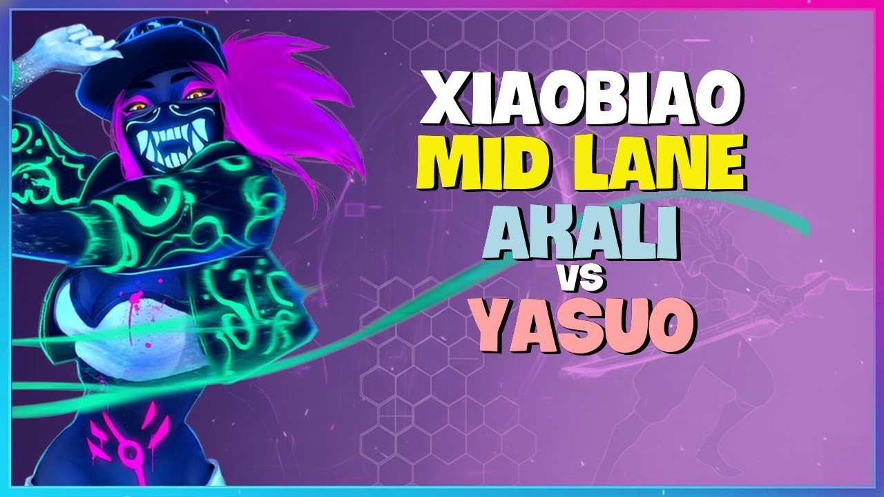 XiaoBiao Rank 1 Chinese Super Server Akali Mid Lane Mechanics Engsub
