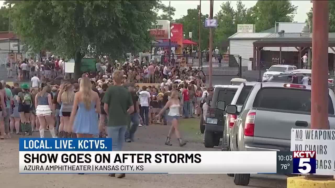 Country Stampede at Azura Amphitheater delayed by hours due to storms