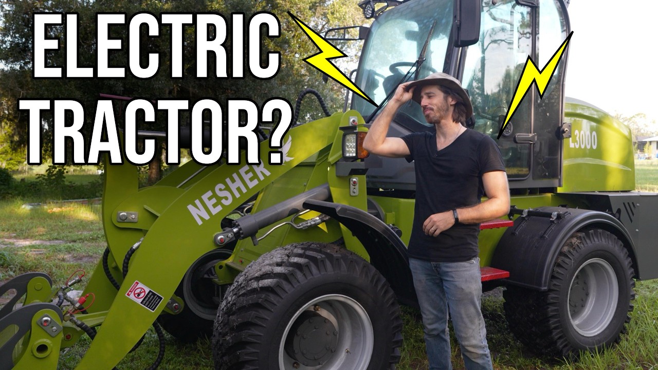 Я купил в Китае пятитонный электрический трактор. Вот что мне прислали.